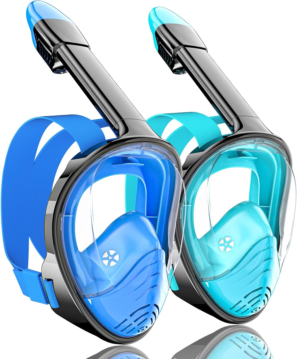 QingSong Full Face Snorkel Mask for Adults with Camera Mount