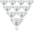 MR16 LED Bulbs Dimmable Daylight White 6000K 5W GU5.3 - 10 Pack