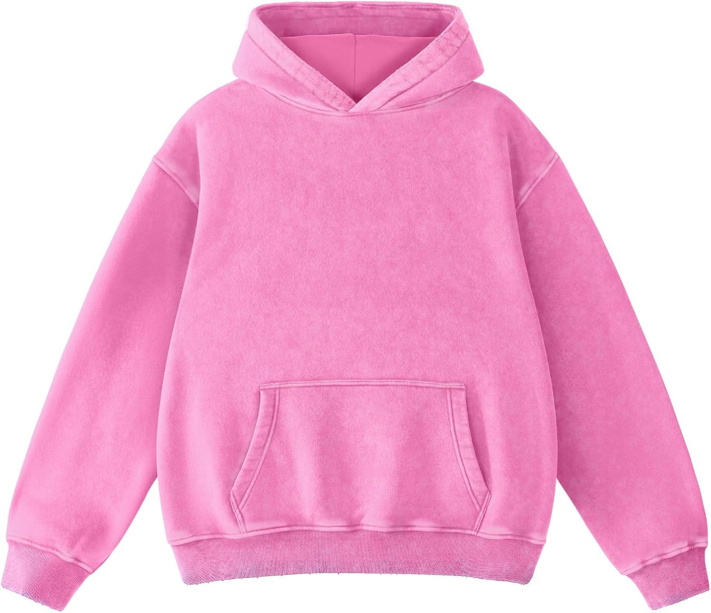 Womens Oversized Hoodie Acid Wash Vintage Sweatshirt Trendy