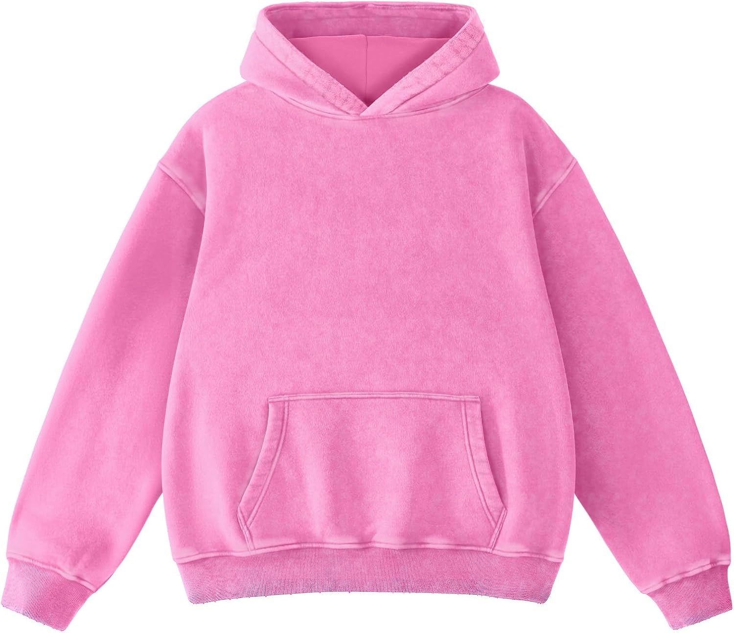 Womens Oversized Hoodie Acid Wash Vintage Sweatshirt Trendy