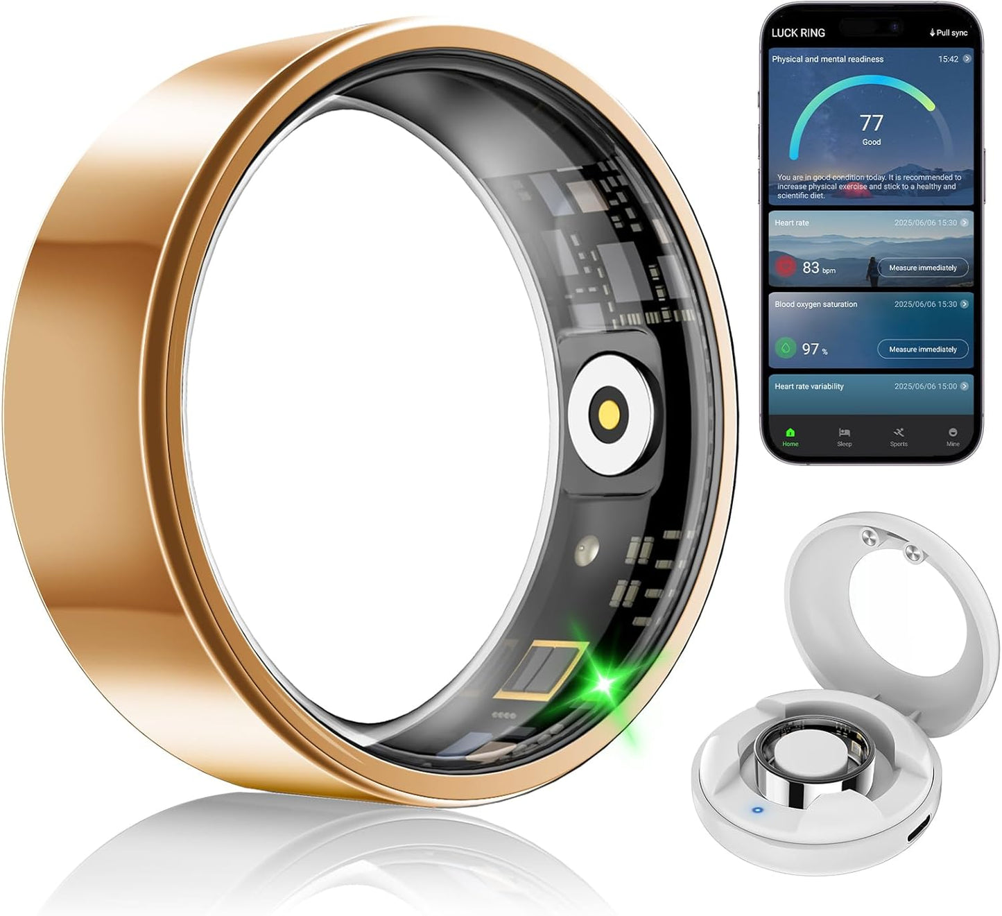 Smart Fitness Ring for Activity Tracking and Health Monitoring