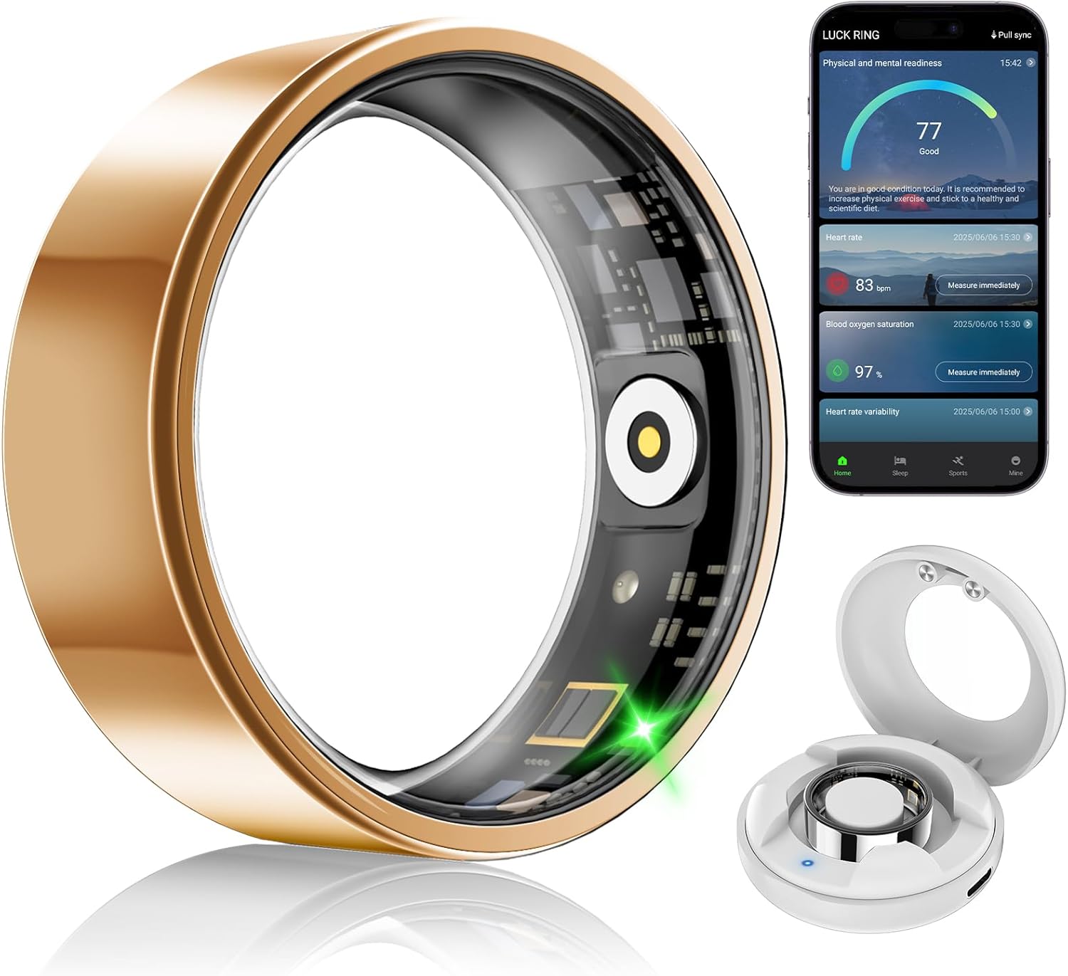 Smart Fitness Ring for Activity Tracking and Health Monitoring