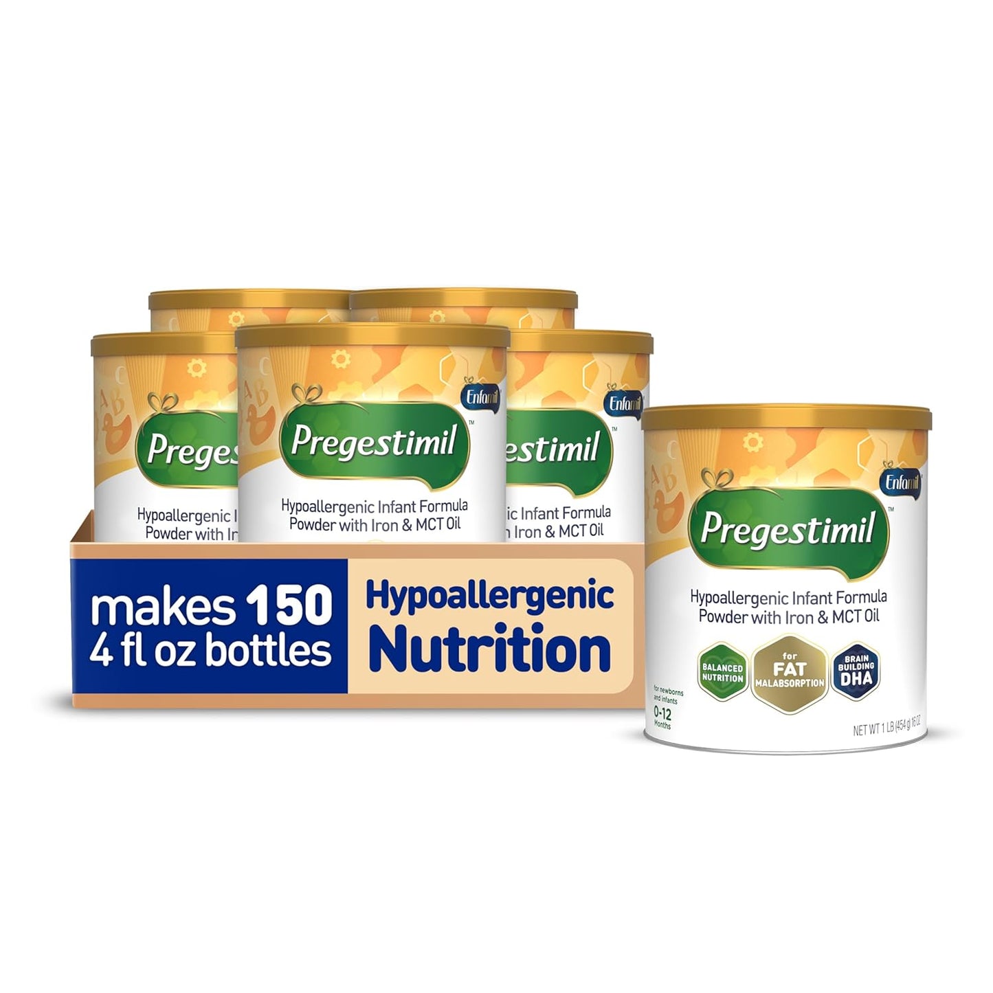 Enfamil Pregestimil Infant Formula with MCT Oil for Fat Absorption