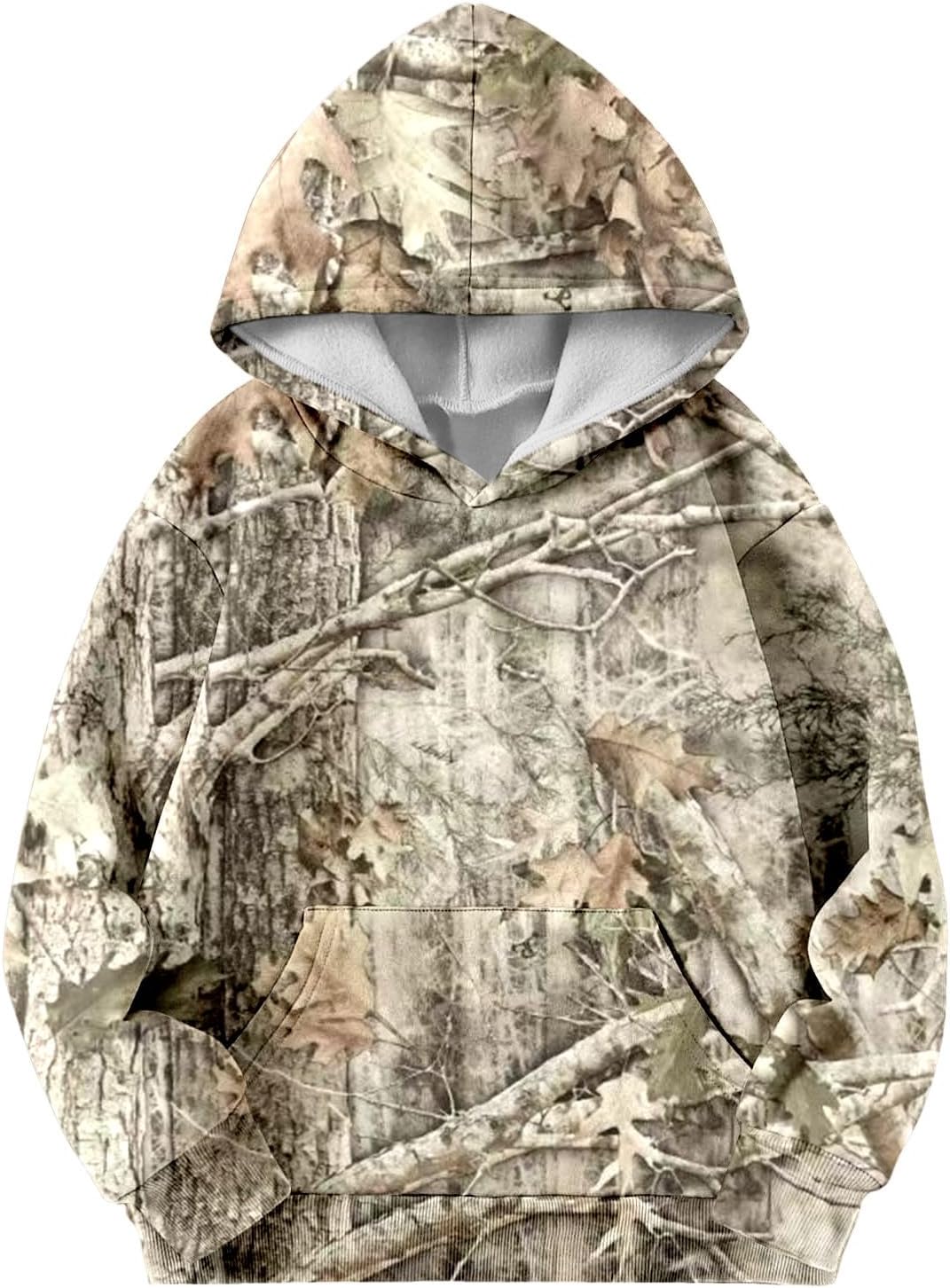 Cute Maple Leaf Camo Hoodie - Comfy Oversized Style