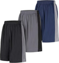 Men's Long Athletic Basketball Shorts with Pockets - Quick Dry Comfort
