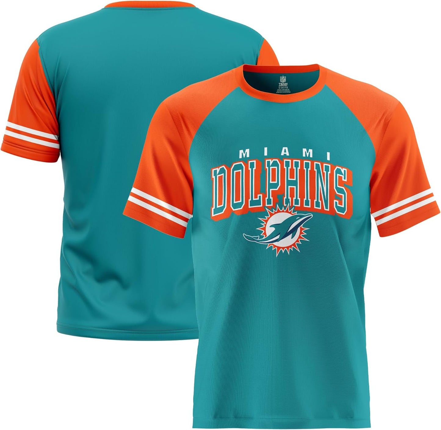 NFL Kids Youth Performance Jersey T-Shirt for Miami Dolphins Fans