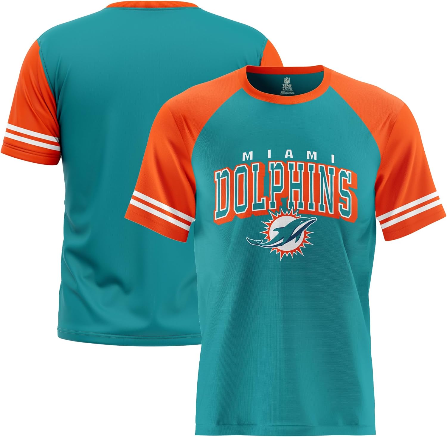 NFL Kids Youth Performance Jersey T-Shirt for Miami Dolphins Fans