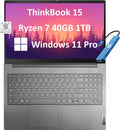 Lenovo ThinkBook 15 Business Laptop - Durable Workhorse with Ryzen 7