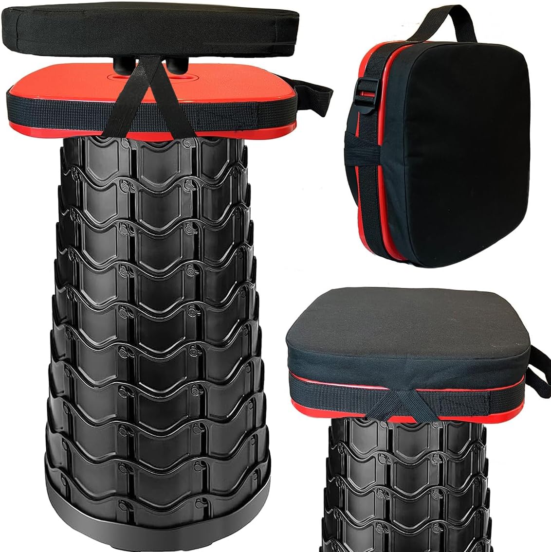 Portable Collapsible Stool Set for Camping and Travel Use