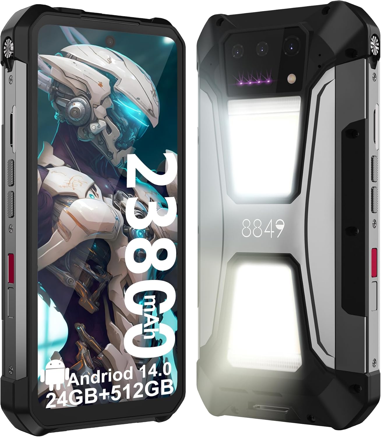 8849 Tank 2 Pro Rugged Smartphone with Projector and 23800mAh Battery