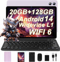 Android 14 Tablet with Keyboard 20GB RAM 128GB ROM - 10.1in HD Tablet