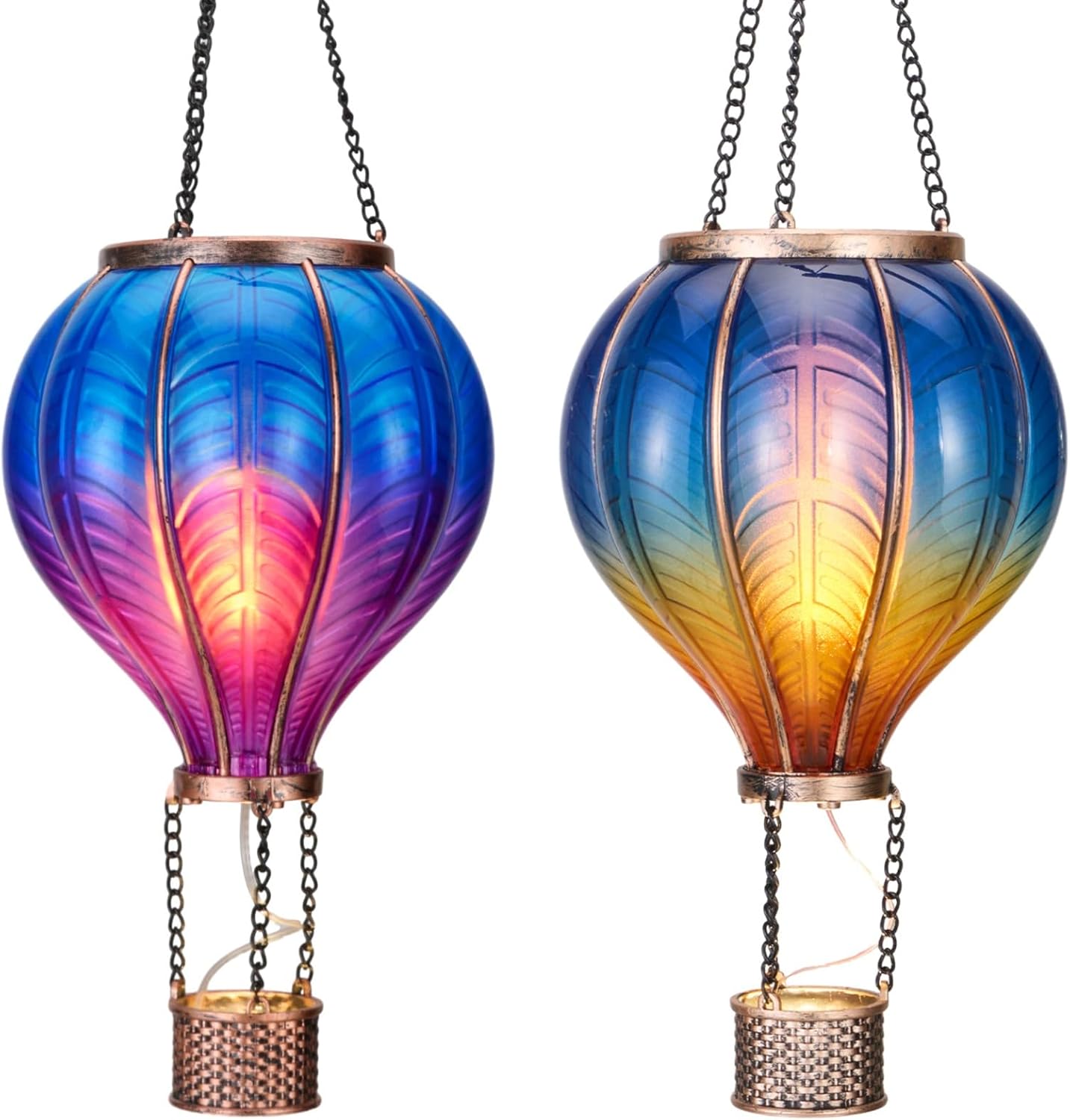 Hanging Solar Lantern Outdoor Garden Decor for Valentine Gifts