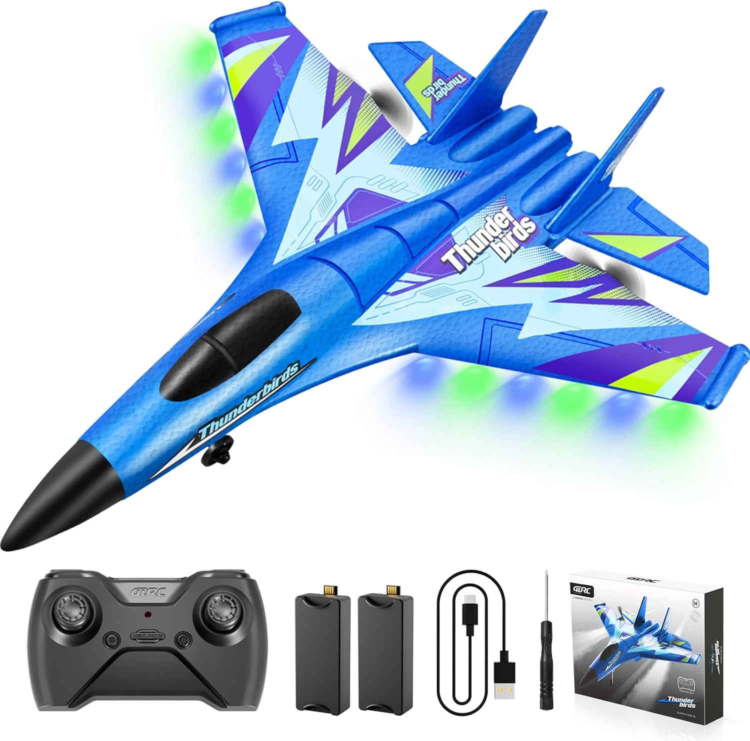 4DRC Foam RC Plane for Kids and Adults - Easy to Fly Fun