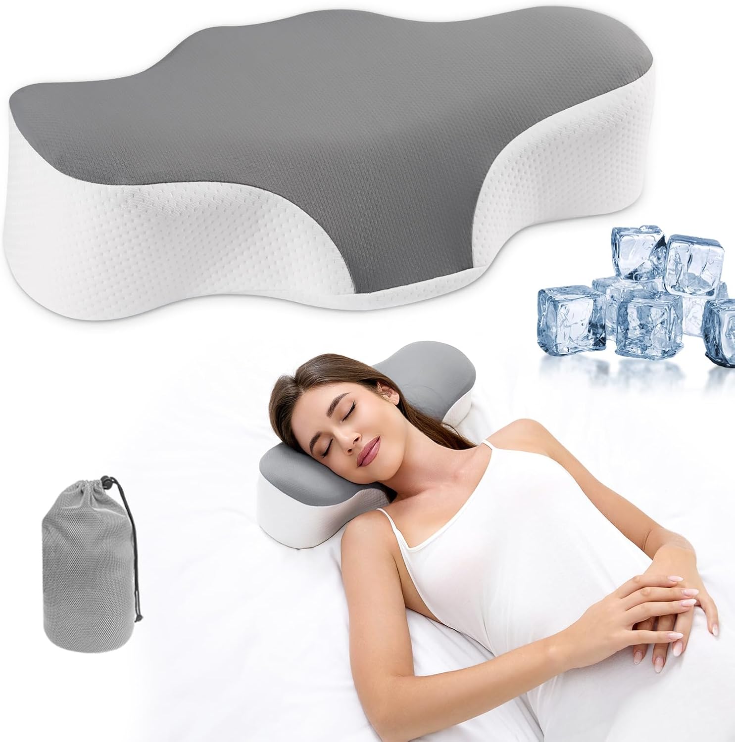 Bespilow Travel Pillow for Sleeping and Neck Pain Relief