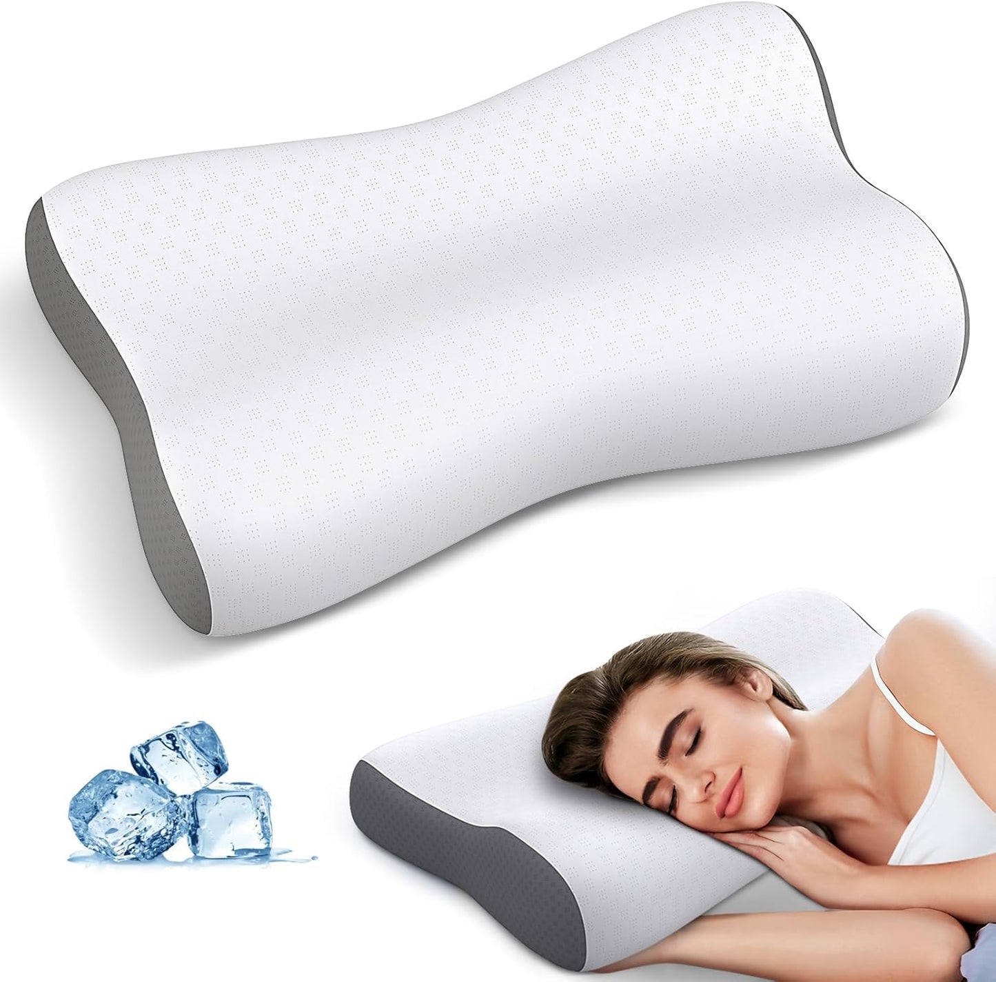 Cervical Neck Pillow for Pain Relief and Better Sleep Quality
