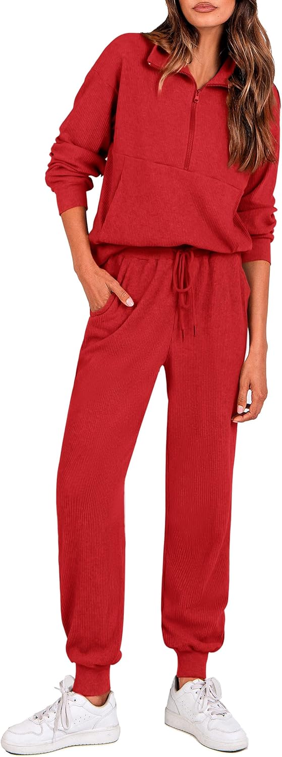 PRETTYGARDEN Women's Fall 2 Piece Lounge Sets for Comfort