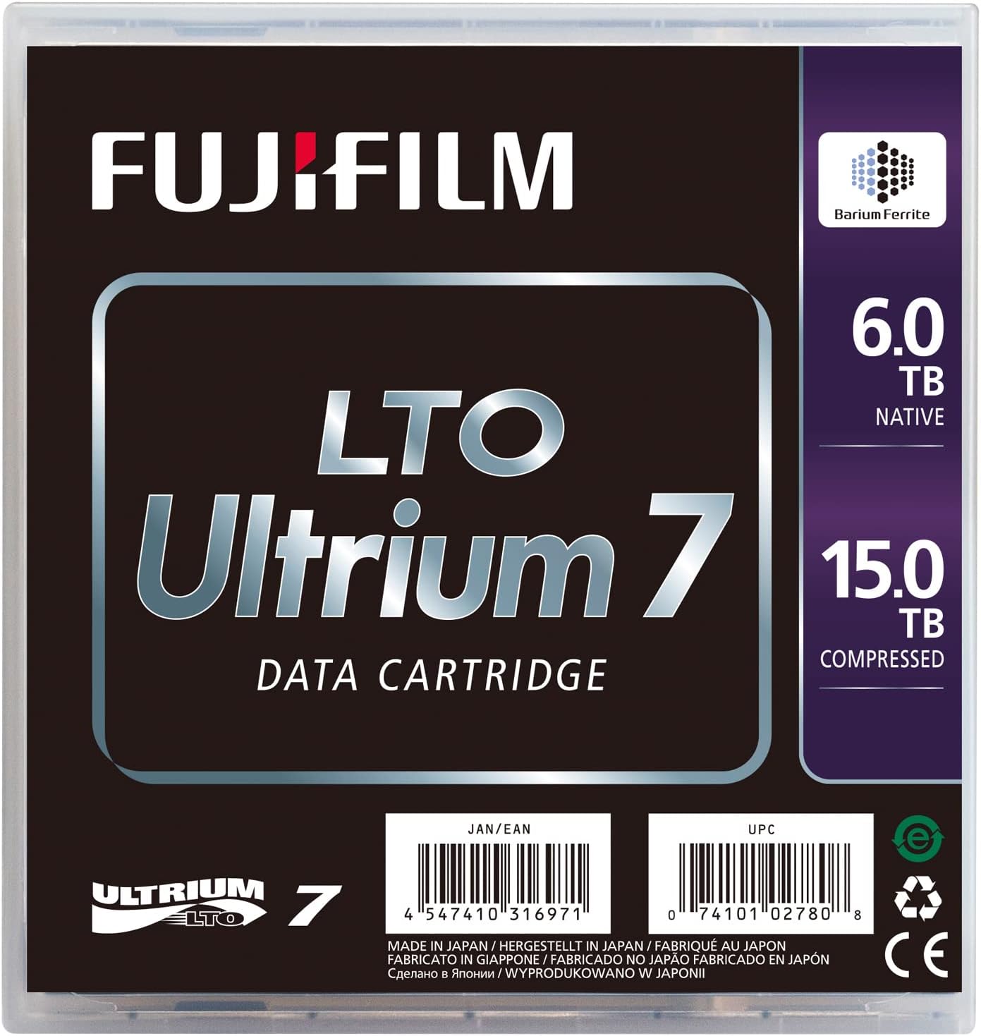Fujifilm Ultrium 7 Data Tape Cartridge for Reliable Storage