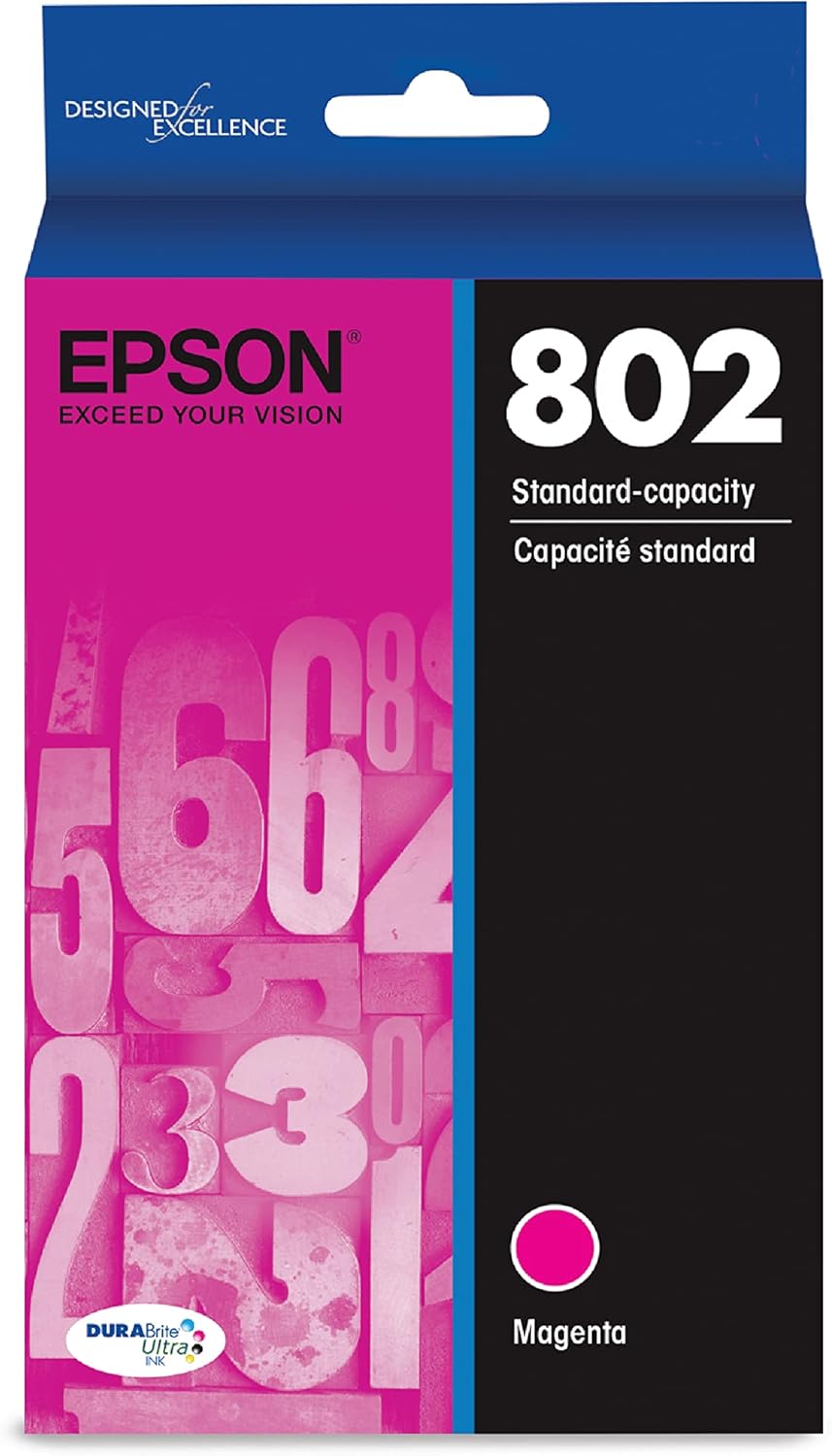 Epson 802 Magenta Ink: Vibrant Colors for WF Pro Series