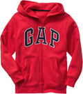 Boys' Logo Hoodie Full Zip Sweatshirt - Soft Fleece Essential