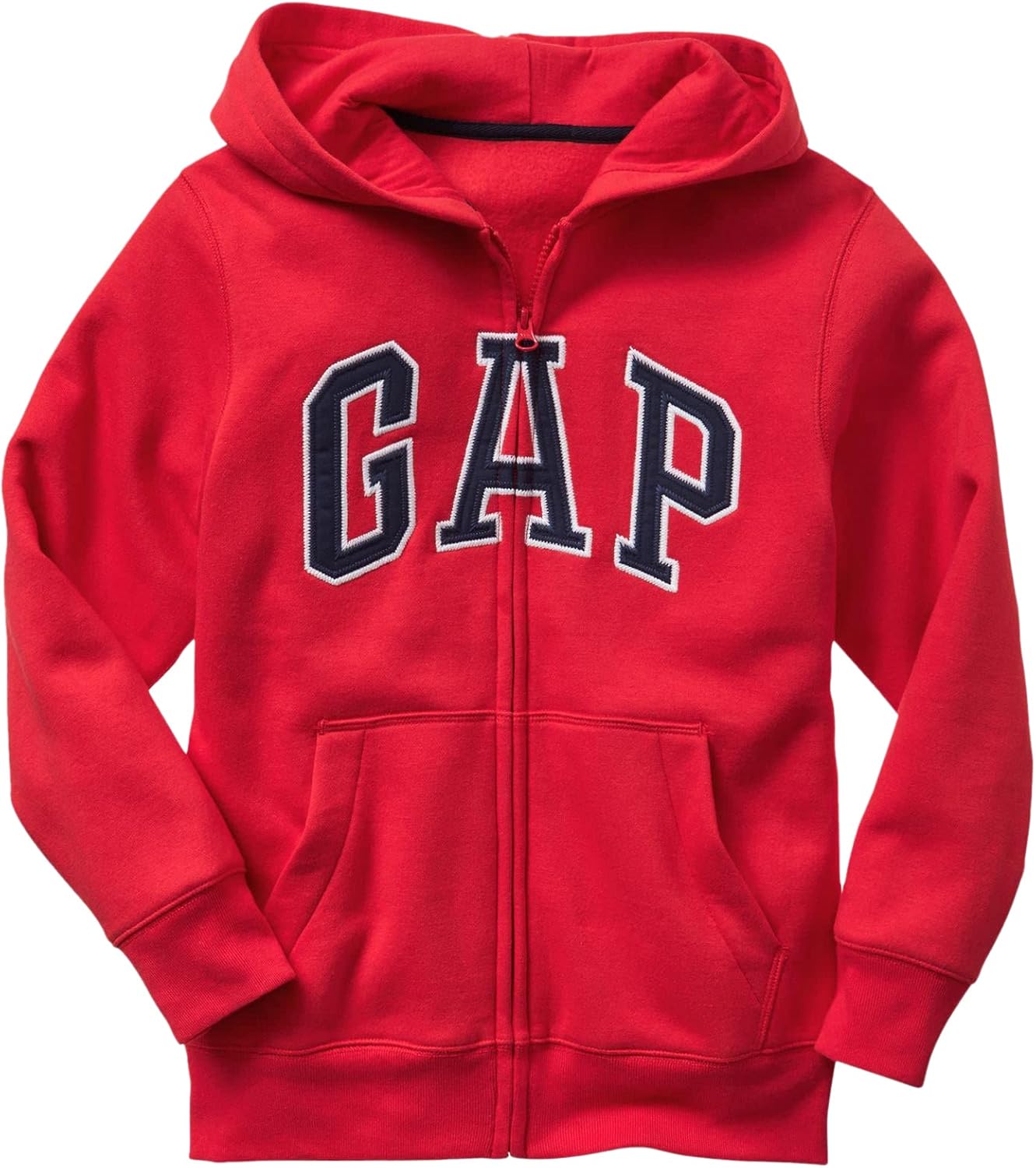 GAP Boys' Logo Hoodie Full Zip Sweatshirt for Comfort and Style