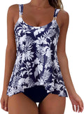 SUUKSESS Women Ruffle High Waisted Tankini Swimsuit (Style 82JJ)