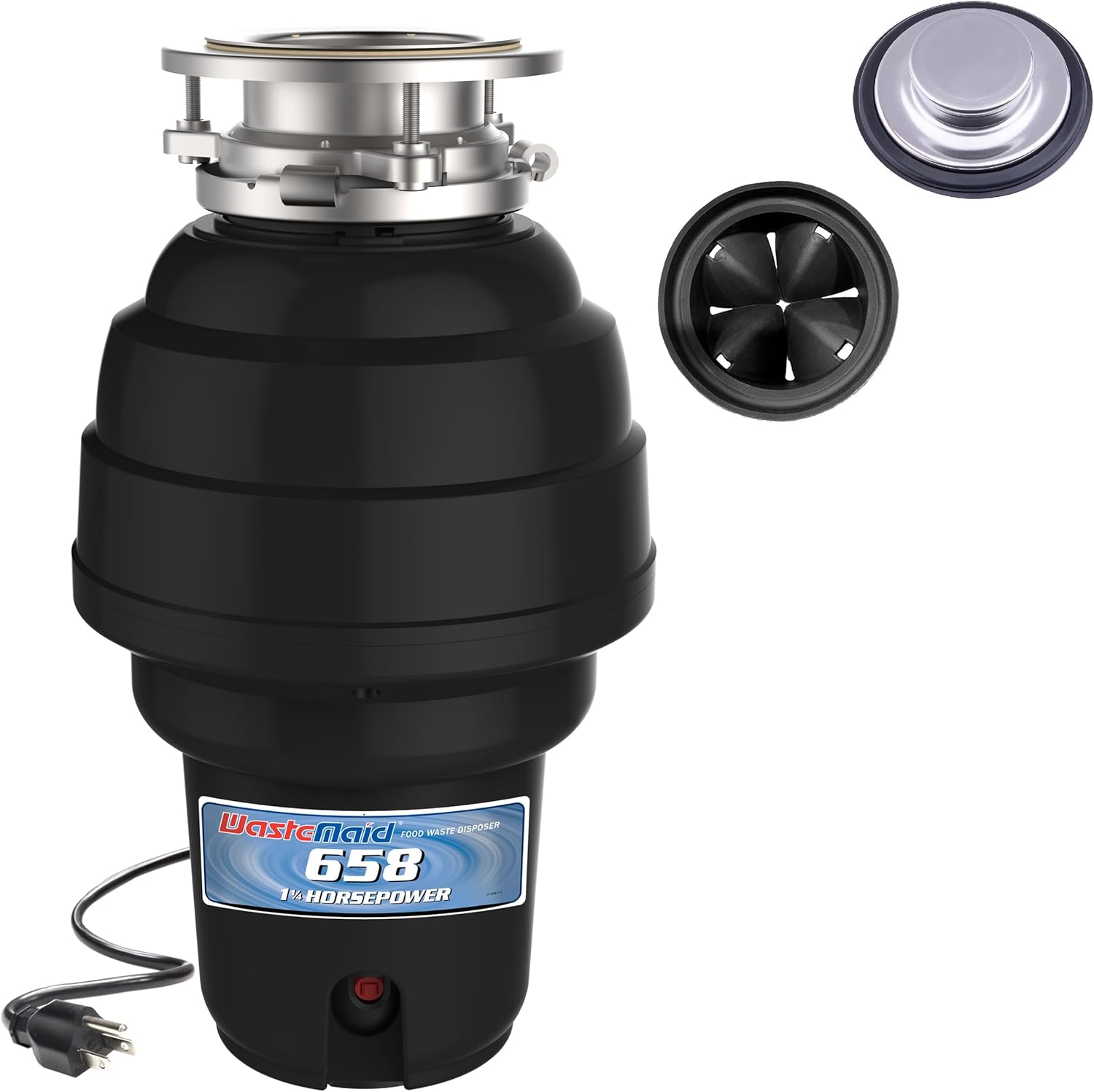 Waste Maid 10-US-WM-658-3B Garbage Disposal with Anti-Jam System