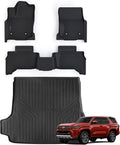 Floor Mats for Toyota 4runner 2025 Gas with Trunk Mat - All Weather