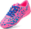 Turf Soccer Shoes for Kids - Lace Up Cleats with Rubber Grip