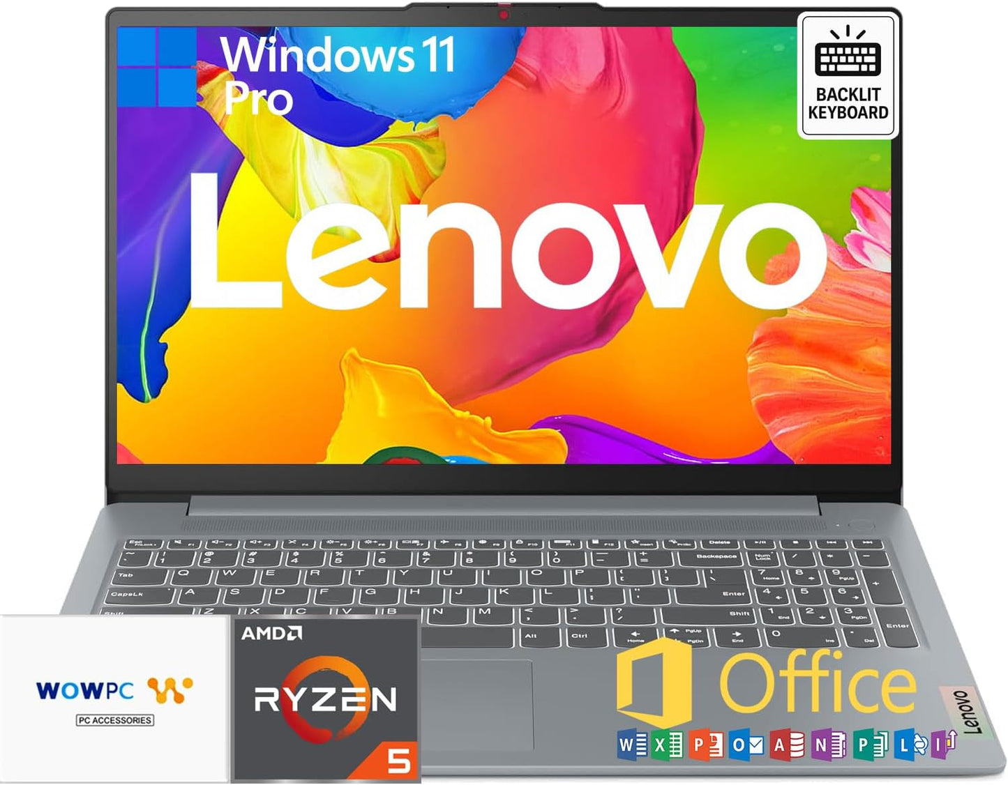 Lenovo IdeaPad Slim 3 with AMD Ryzen 5 and FHD Display
