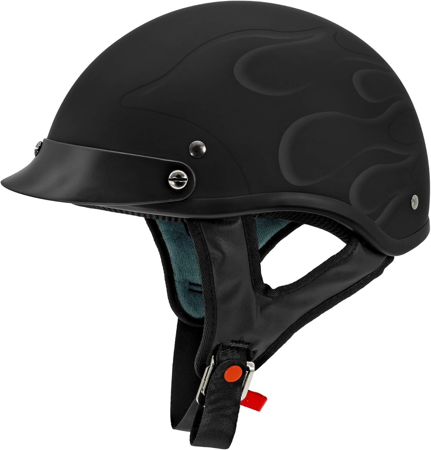 VCAN Cruiser Solid Half Face Motorcycle Helmet for Safety and Comfort
