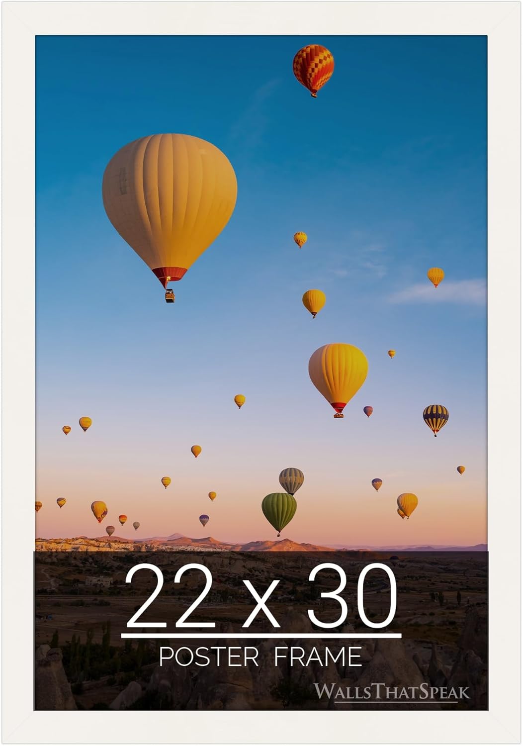 22x30 White Picture Frame for Puzzles and Artwork Display