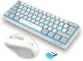 Snpurdiri Wireless Gaming Combo: 60% Mechanical Feel, RGB Backlit, Ergonomic Design
