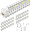 6 Pack 50W 4FT LED Shop Lights for Garage and Warehouse Use