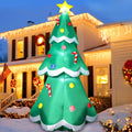 7 FT Inflatable Christmas Tree Yard Decor - Quick Setup LED Tree