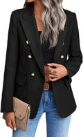 Mina Self 2025 Fall Tweed Plaid Blazer Jacket - Elegant Office Staple