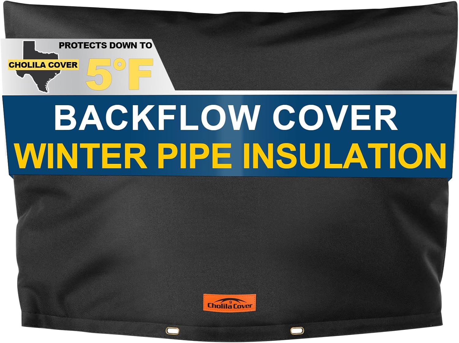 Backflow Preventer Cover Insulated for Winter Pipe Freeze Protection