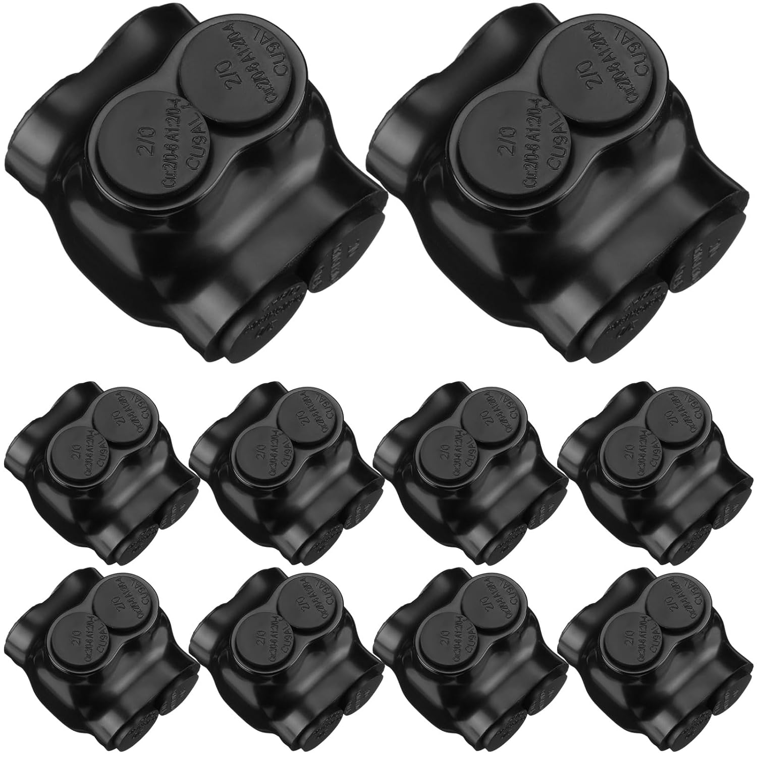 Insulated Wire Connectors for Dual Entry Electrical Power Use