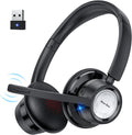 New Bee Wireless Headset Bluetooth Headset with Noise Cancelling
