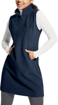 baleaf Women's Polar Fleece Dress Long Vest - Warm, Soft Layer