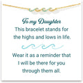 Birthday Wave Bracelet for Daughter and Woman - Gift Reminder