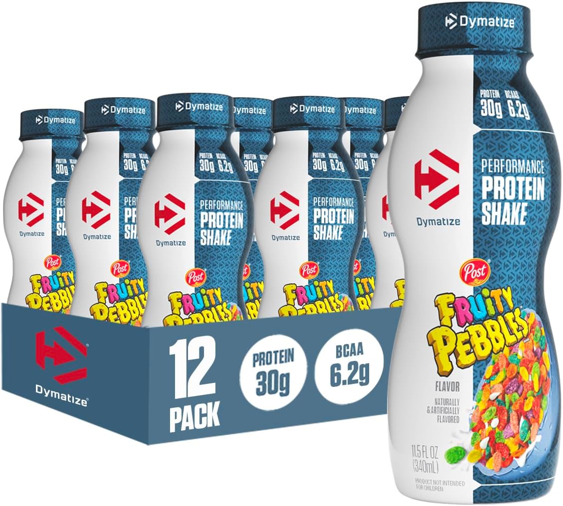 Dymatize Performance Protein Shake with Fruity Pebbles Flavor