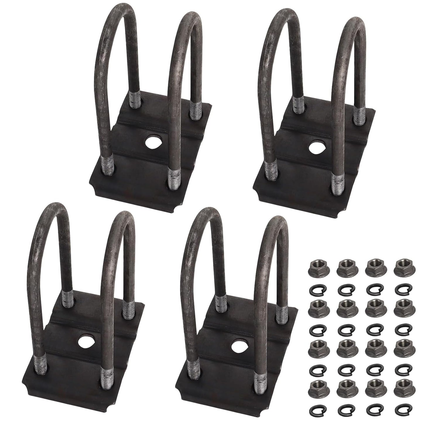 Heavy Duty Trailer U Bolt Kit for 5200-7000lbs Axles