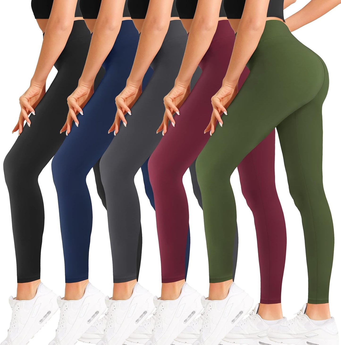 Natural Feelings High Waisted Leggings for Women - Ultra Soft