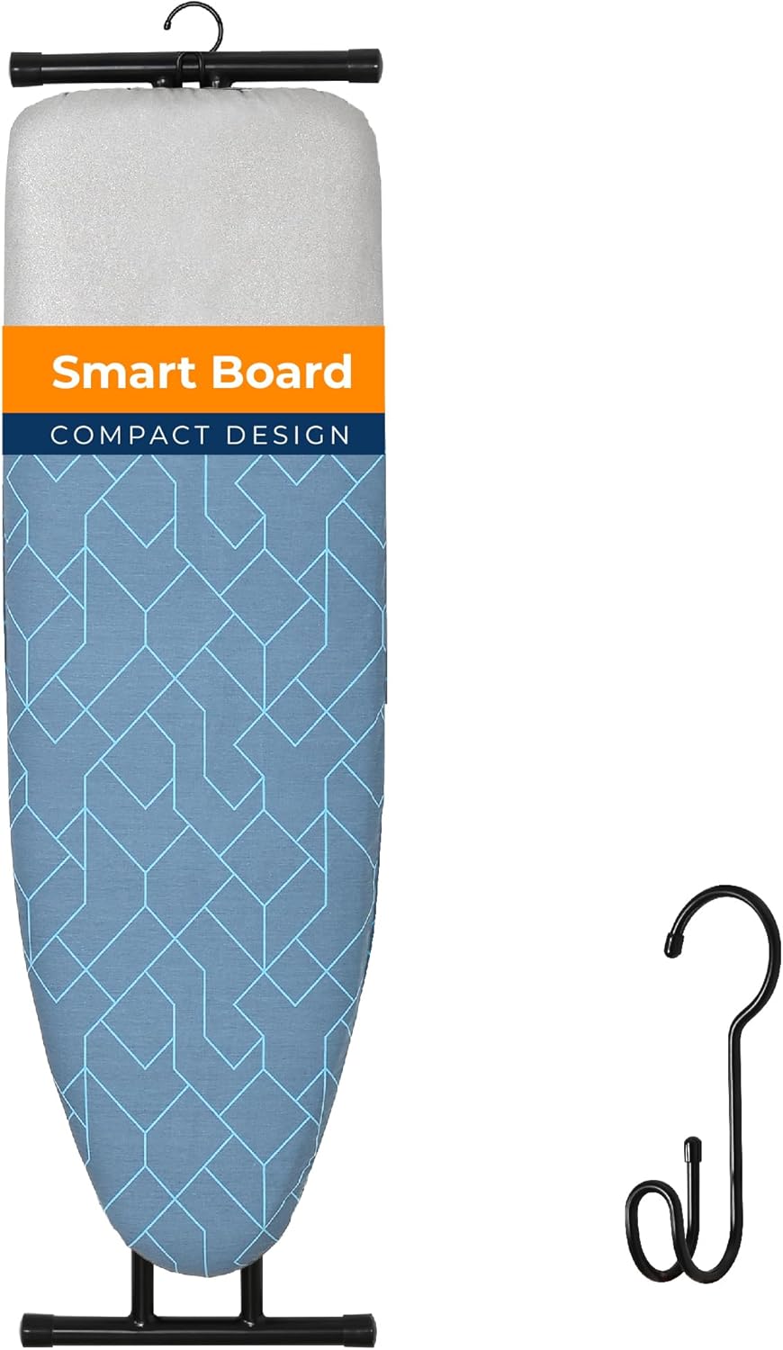Compact Ironing Board with Park Zone and Adjustable Height