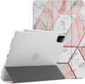 DuraSafe Cases iPad PRO 11 in 2nd Gen Trifold Case - Marble Pink