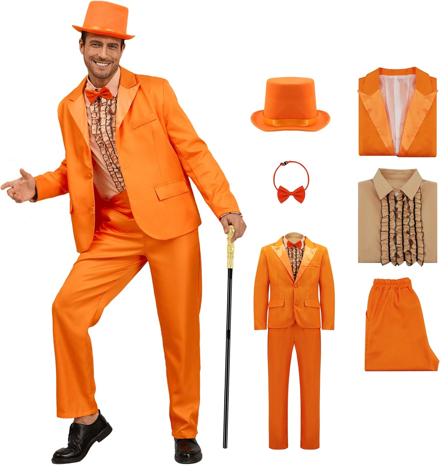 Dumb and Dumber Costume for Adults - Iconic Tuxedo Set