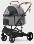 Dog Stroller for Small/Medium Dogs Up to 60lbs - Folding 4-Wheel