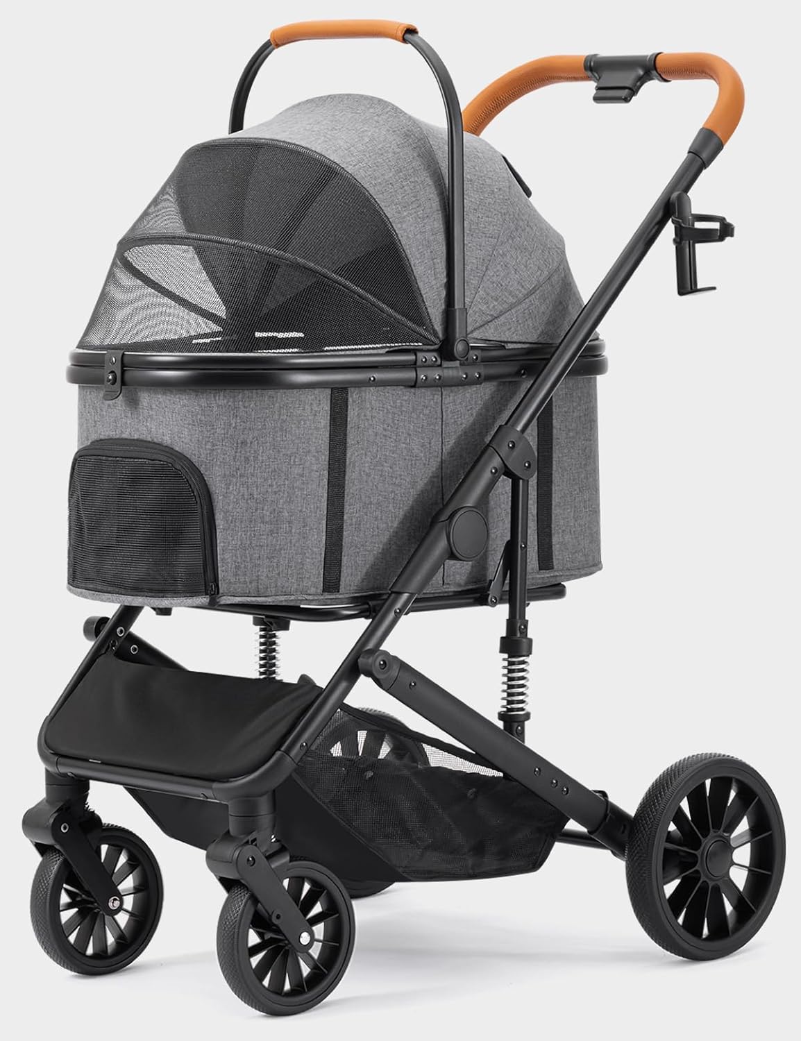 Dog Stroller for Small Medium Dogs Up to 60lbs with Carrier