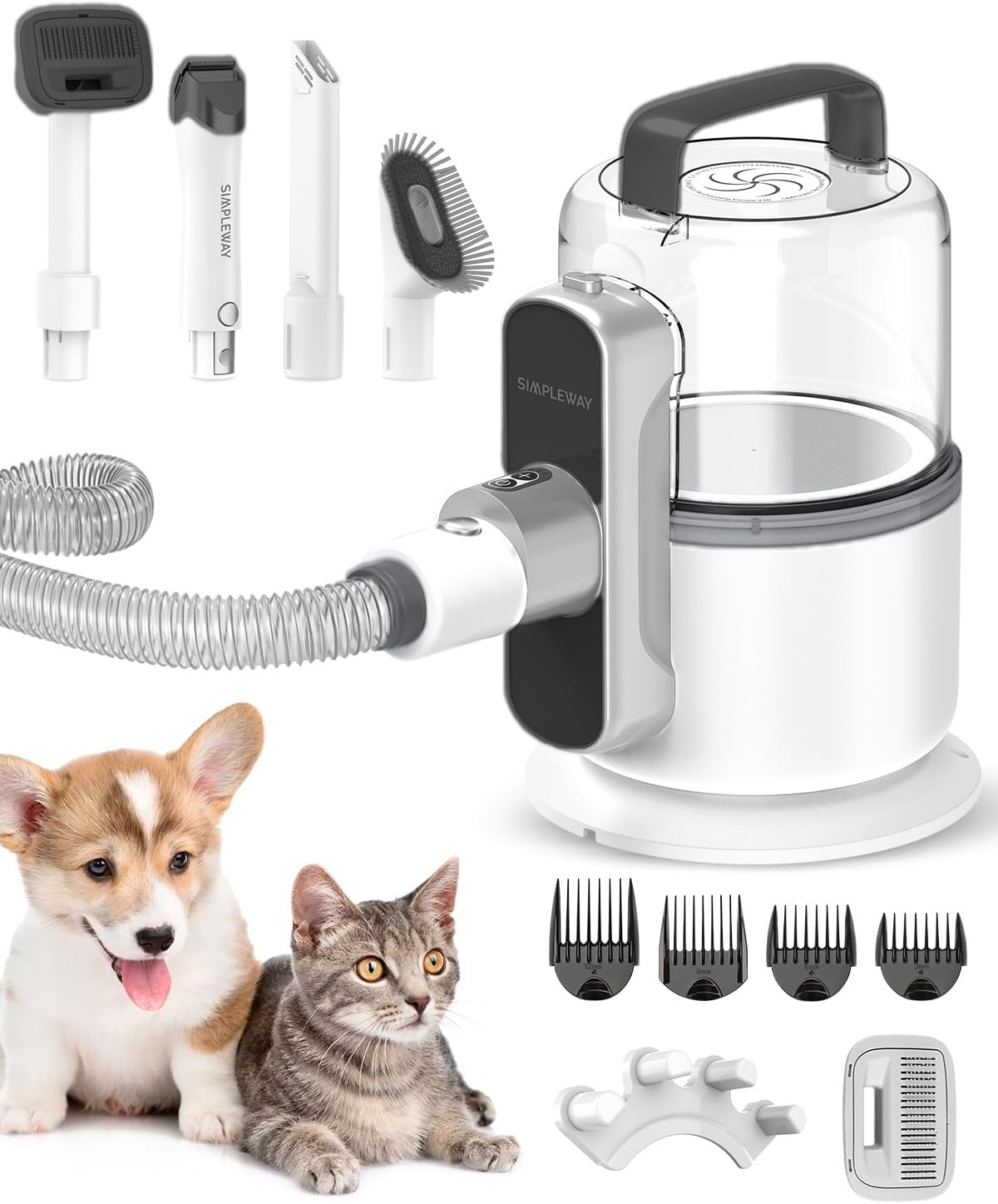 Professional Pet Grooming Vacuum: Low Noise Hair Removal