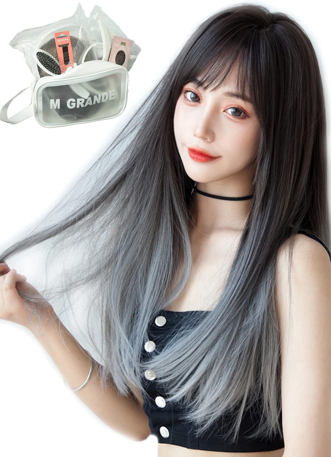 MGRANDE Premium Wig Set for Small Face Effect - 6 Items